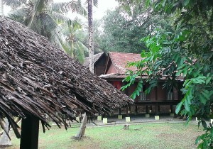 Attap on the left and Singgora tiles on the right.